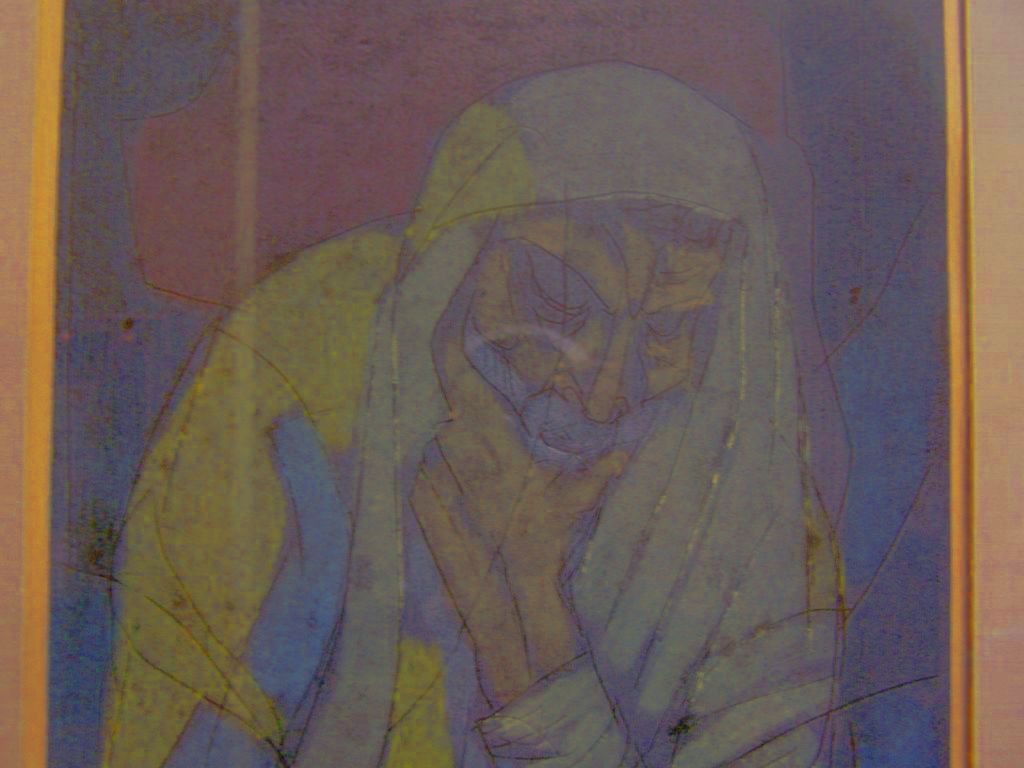 Vintage Color Limited Edition Irving Amen "THE PROPHET" Framed 18 X 11 Pencil Signed and Numbered 10/50 Vintage Color Limited Edition Irving Amen "THE PROPHET" Framed 18 X 11 Pencil Signed and Numbered 10/50