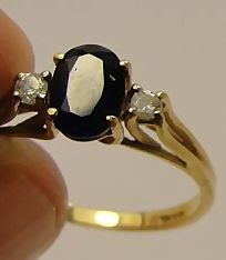 10K Sapphire Ring 10K Sapphire Ring