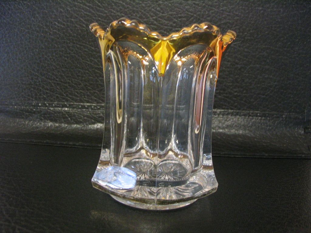 Heisey Peerless Spooner with gold trim Heisey Peerless Spooner with gold trim