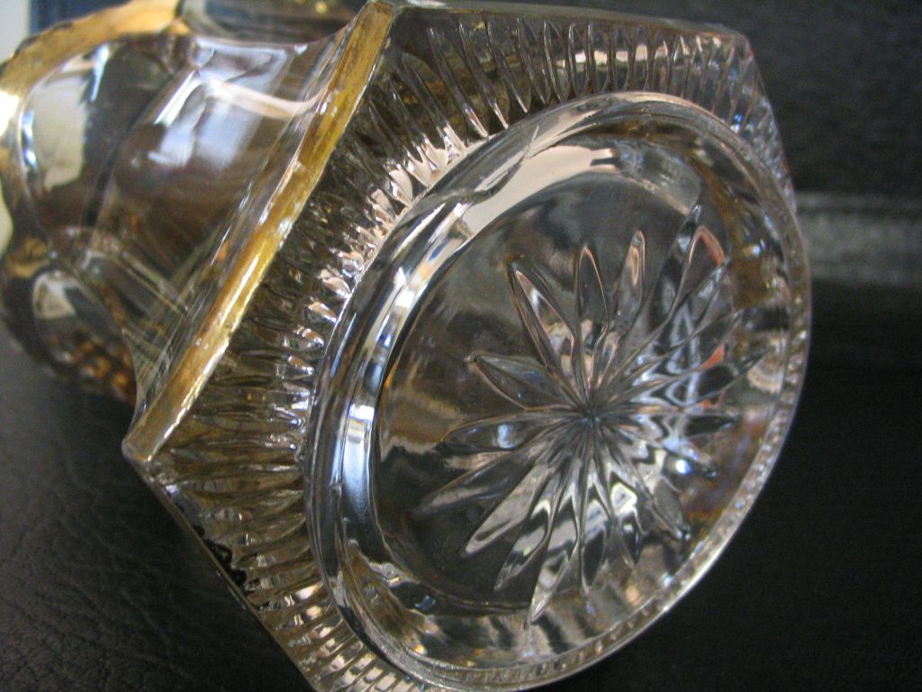 Heisey Peerless Spooner with gold trim Heisey Peerless Spooner with gold trim