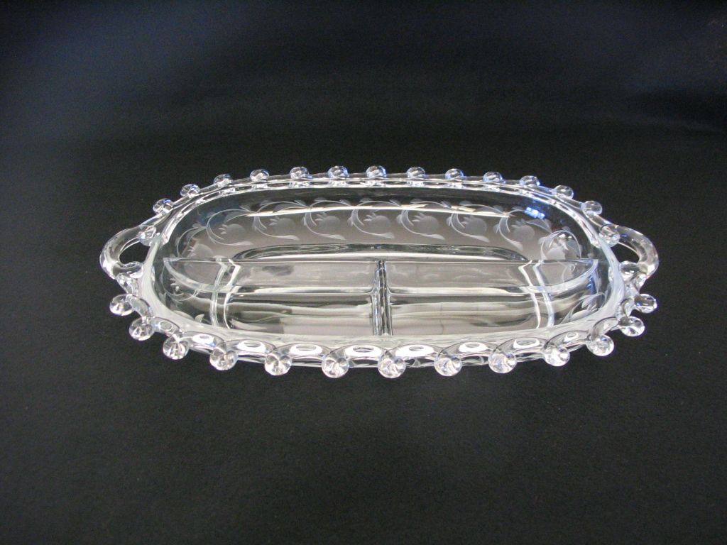 Heisey Lariat Relish Tray Heisey Lariat Relish Tray