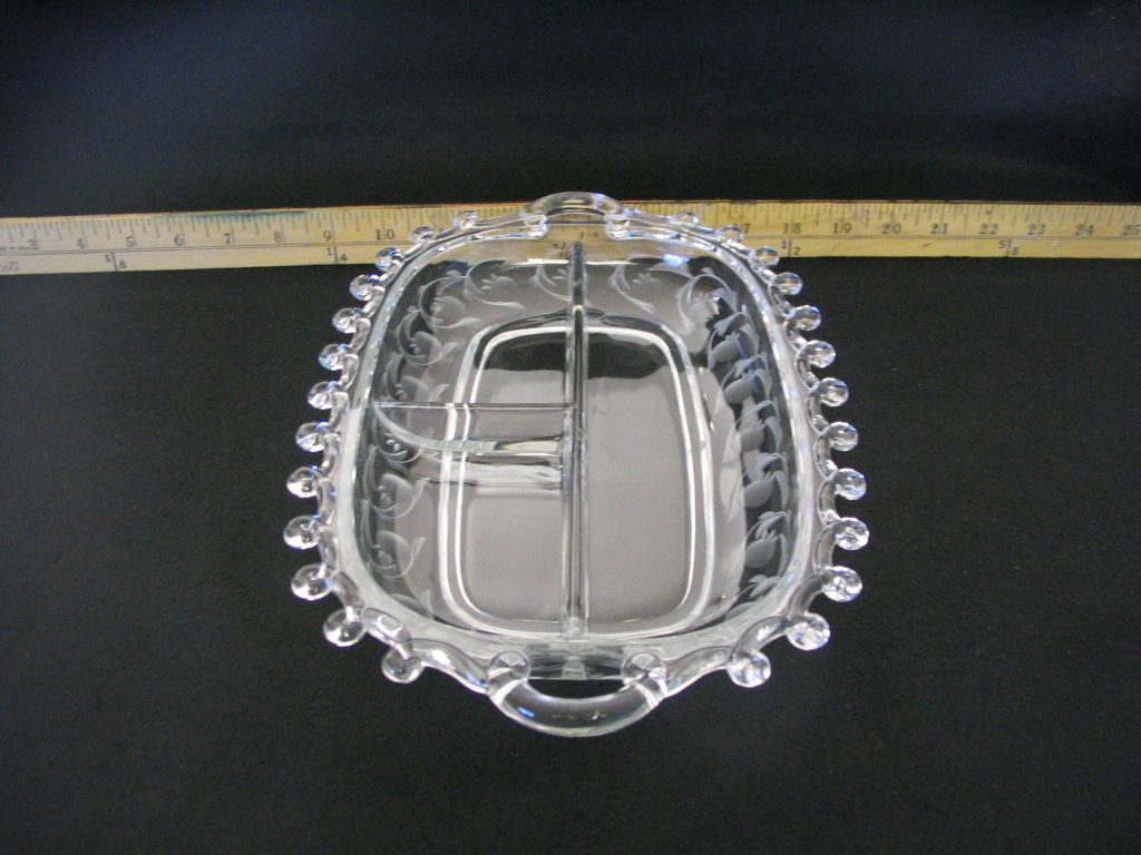 Heisey Lariat Relish Tray Heisey Lariat Relish Tray