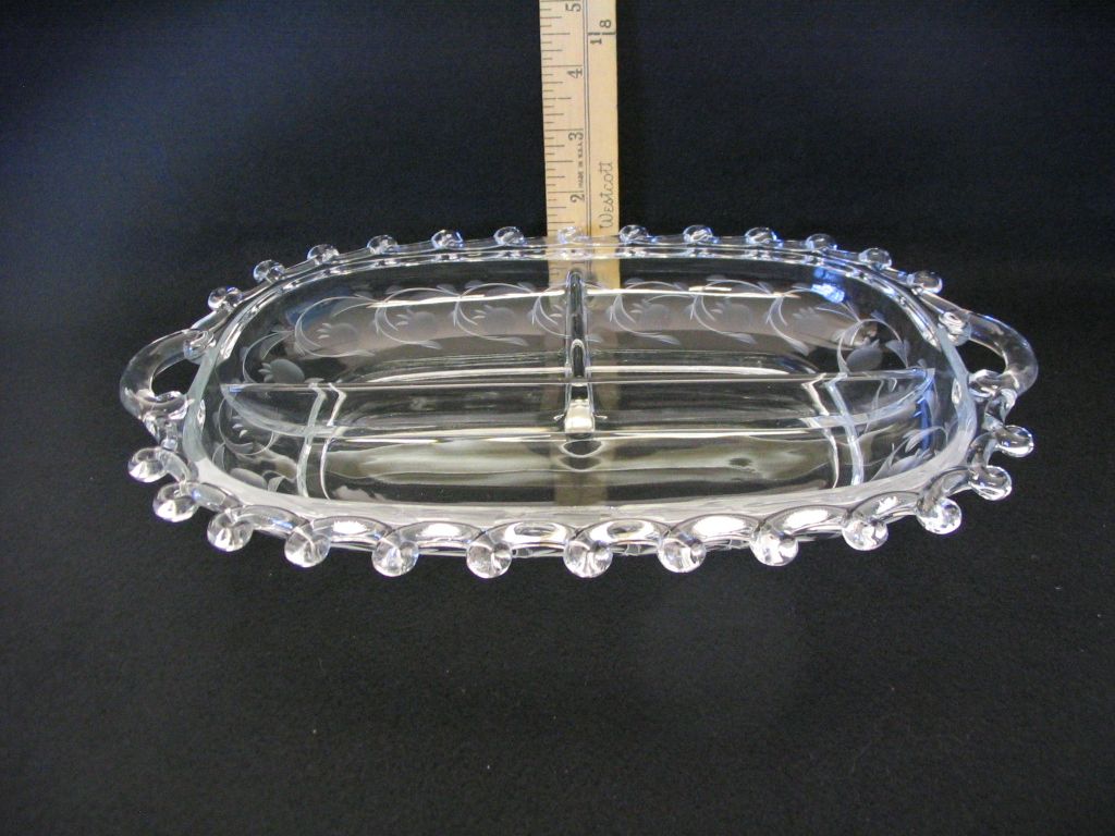 Heisey Lariat Relish Tray Heisey Lariat Relish Tray