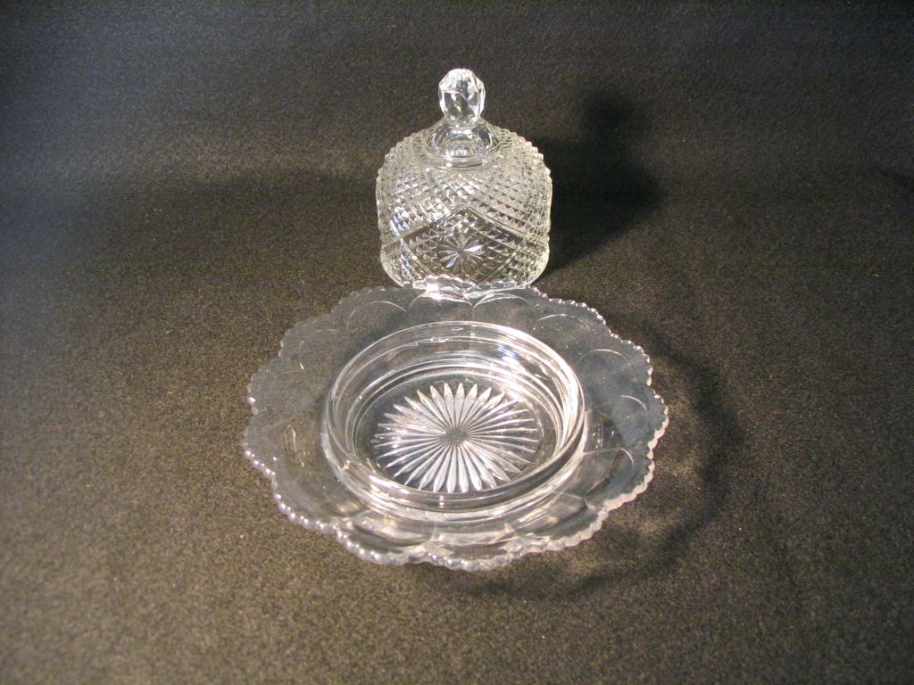 Heisey Peerless Butter Dish, Avon/Fostoria dome Heisey Peerless Butter Dish, Avon/Fostoria dome