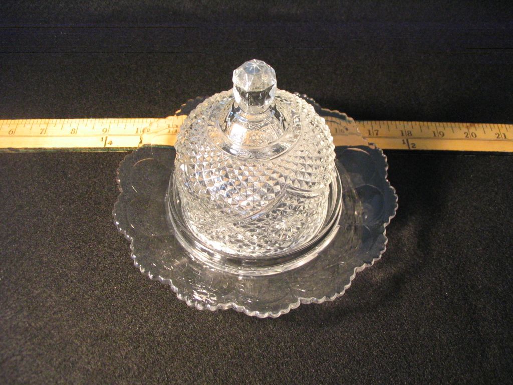 Heisey Peerless Butter Dish, Avon/Fostoria dome Heisey Peerless Butter Dish, Avon/Fostoria dome