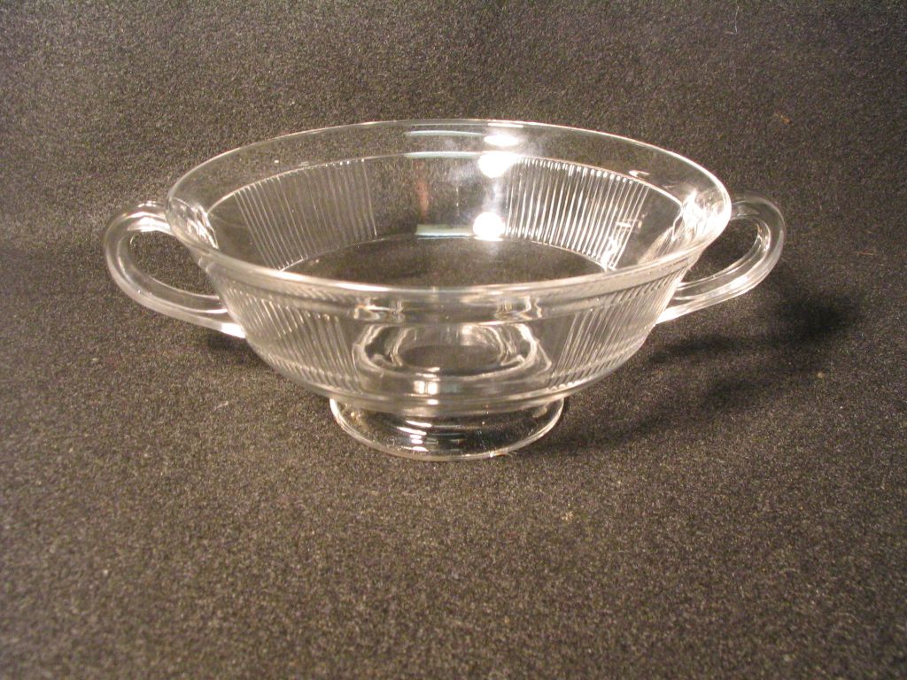 Heisey Pleat and Panel Two-Handled Jelly Heisey Pleat and Panel Two-Handled Jelly