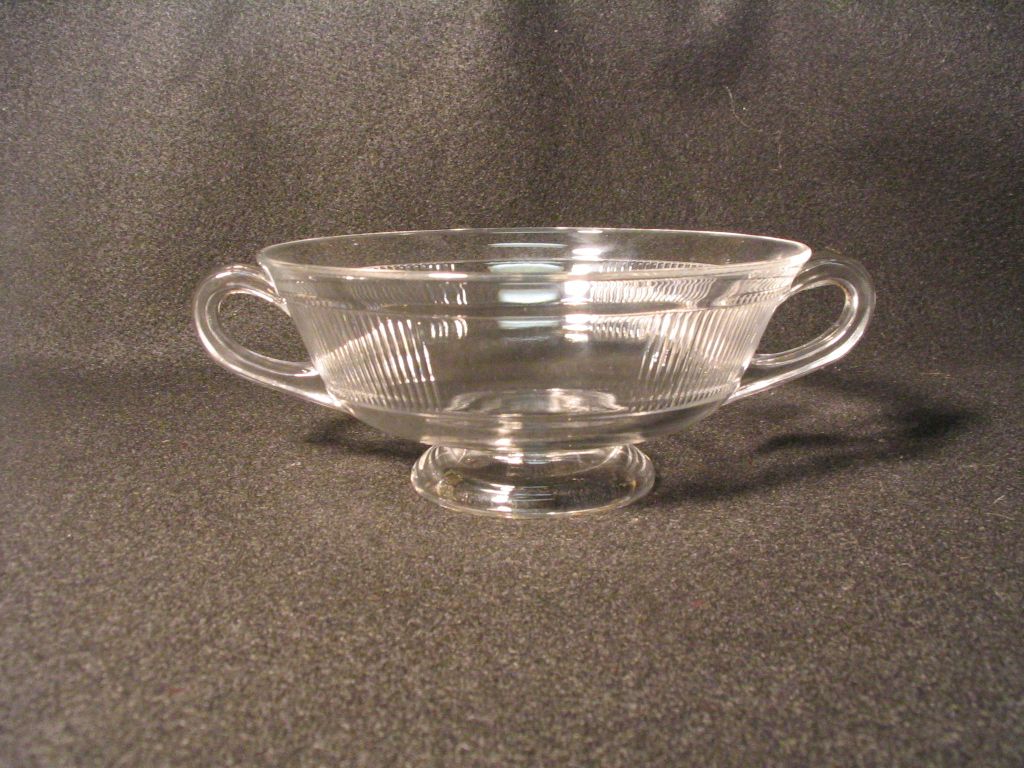 Heisey Pleat and Panel Two-Handled Jelly Heisey Pleat and Panel Two-Handled Jelly