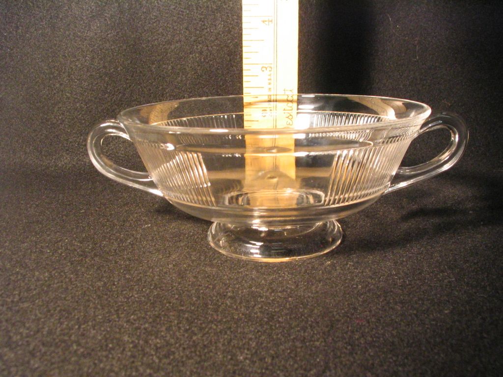 Heisey Pleat and Panel Two-Handled Jelly Heisey Pleat and Panel Two-Handled Jelly