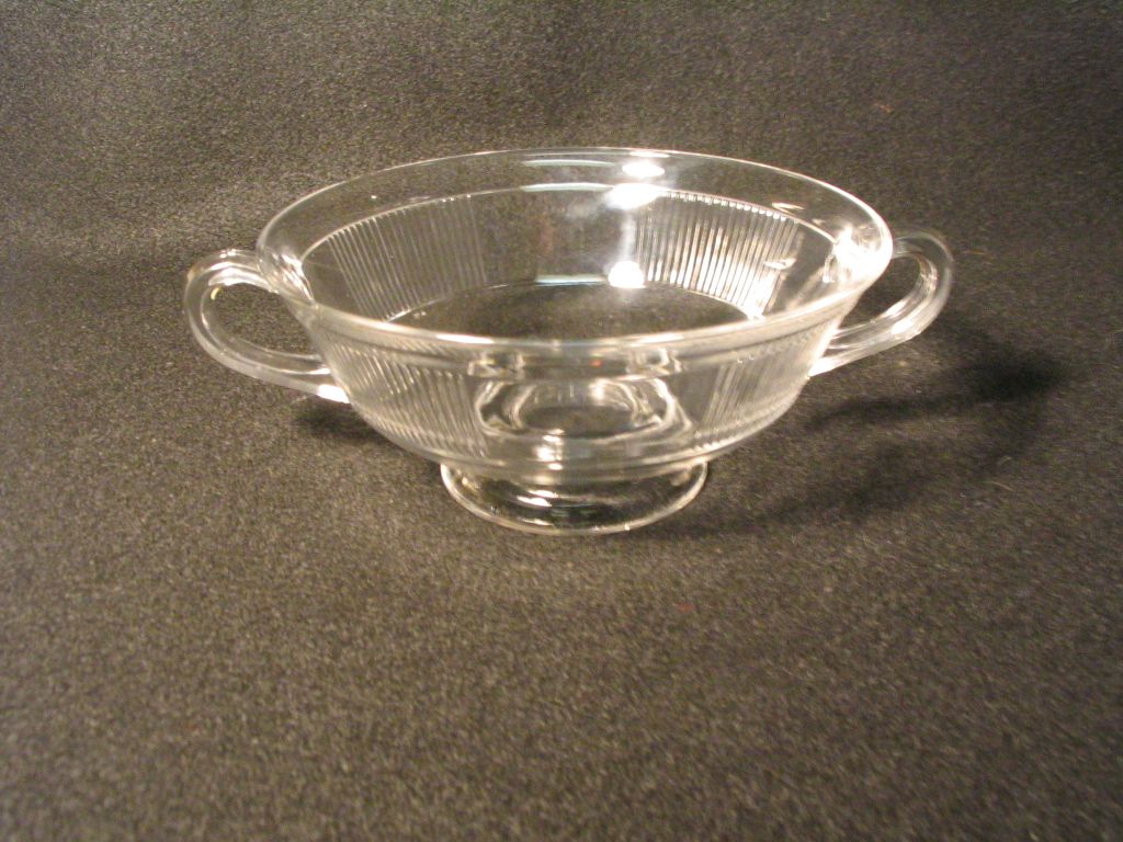 Heisey Pleat and Panel Two-Handled Jelly Heisey Pleat and Panel Two-Handled Jelly