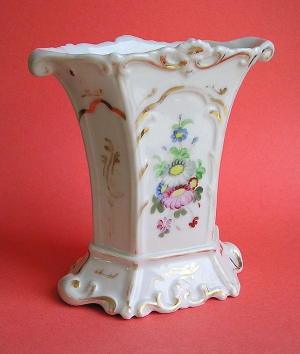 Old Paris Vase, Handpainted Florals Old Paris Vase, Handpainted Florals