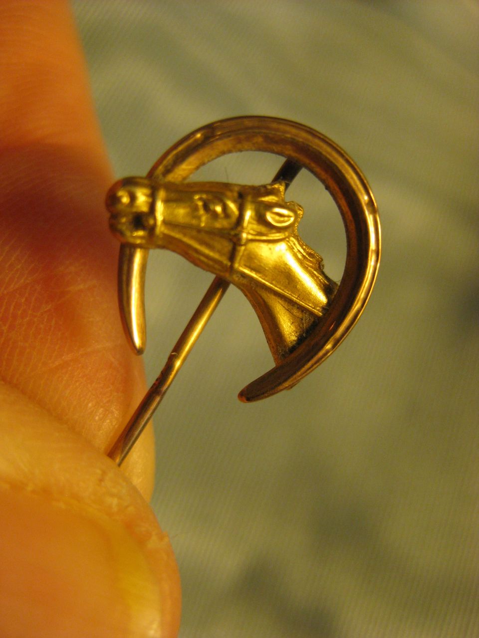 10K Gold ~ Equestrian Horse Stick Pin ~ Lucky Horseshoe Victorian StickPin 10K Gold ~ Equestrian Horse Stick Pin ~ Lucky Horseshoe Victorian StickPin