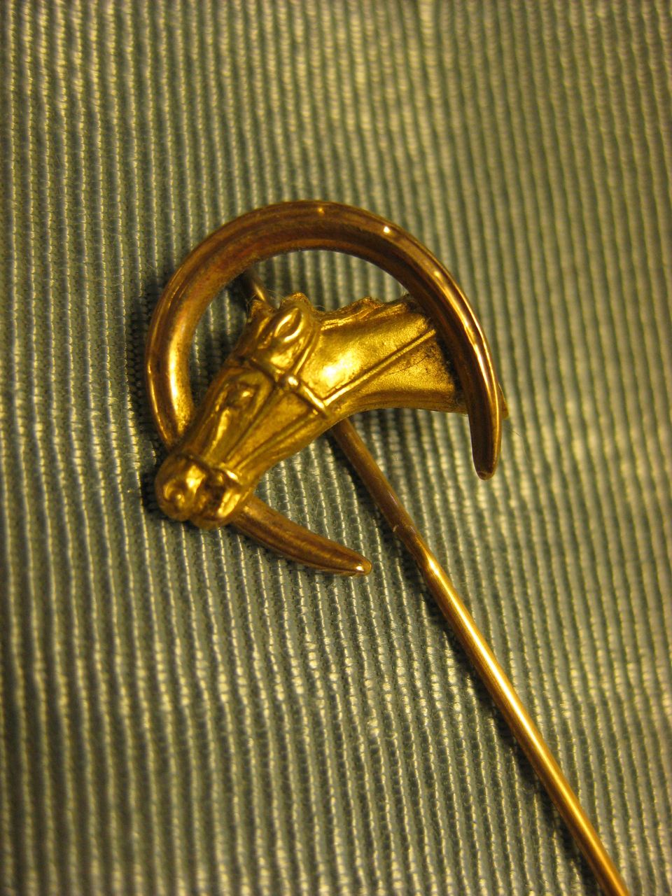 10K Gold ~ Equestrian Horse Stick Pin ~ Lucky Horseshoe Victorian StickPin 10K Gold ~ Equestrian Horse Stick Pin ~ Lucky Horseshoe Victorian StickPin
