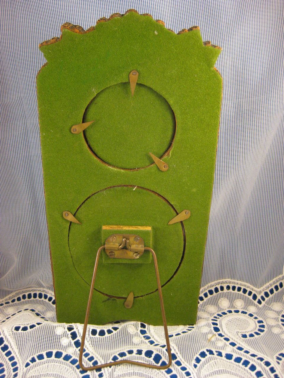 Brass Embossed ~ Double Picture Frame ~ Turquoise Jeweled Brass Embossed ~ Double Picture Frame ~ Turquoise Jeweled