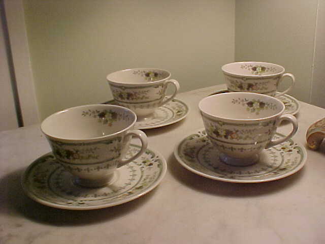 Royal Doulton Provencal cups & saucers Royal Doulton Provencal cups & saucers