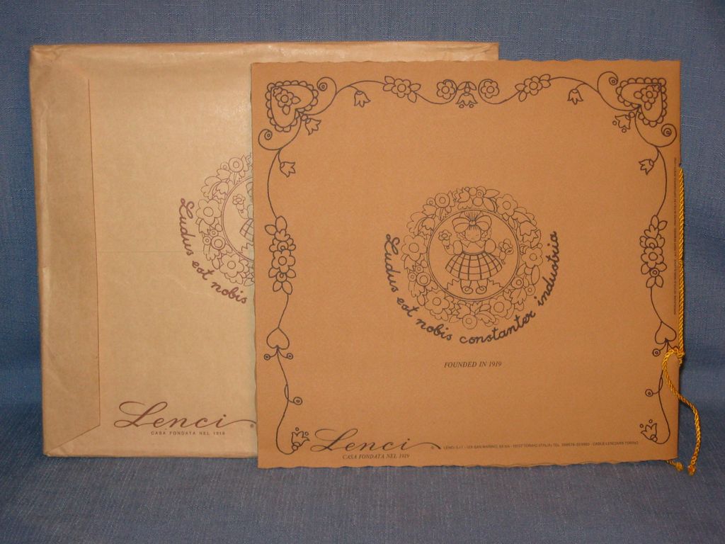 1982 Lenci Doll Catalog Mint with Mailing Envelope 1982 Lenci Doll Catalog Mint with Mailing Envelope