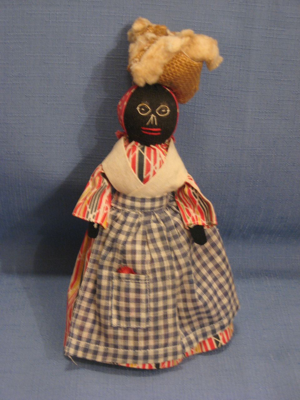 Pair of Black Folk Art Dolls All Original Pair of Black Folk Art Dolls All Original