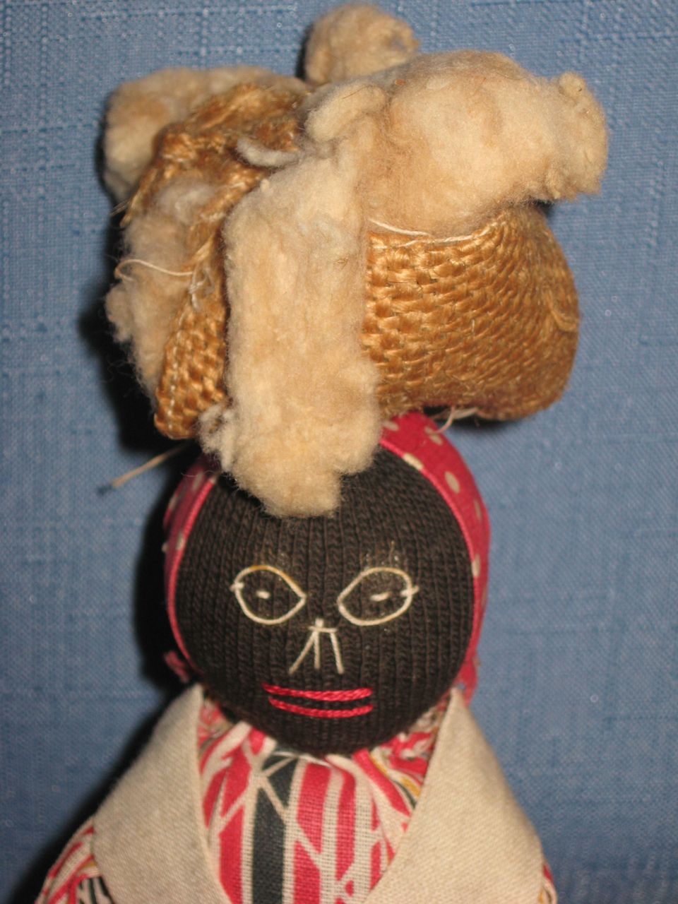 Pair of Black Folk Art Dolls All Original Pair of Black Folk Art Dolls All Original