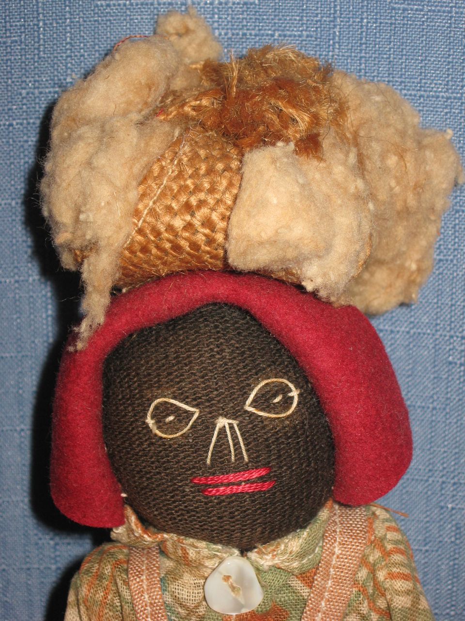 Pair of Black Folk Art Dolls All Original Pair of Black Folk Art Dolls All Original