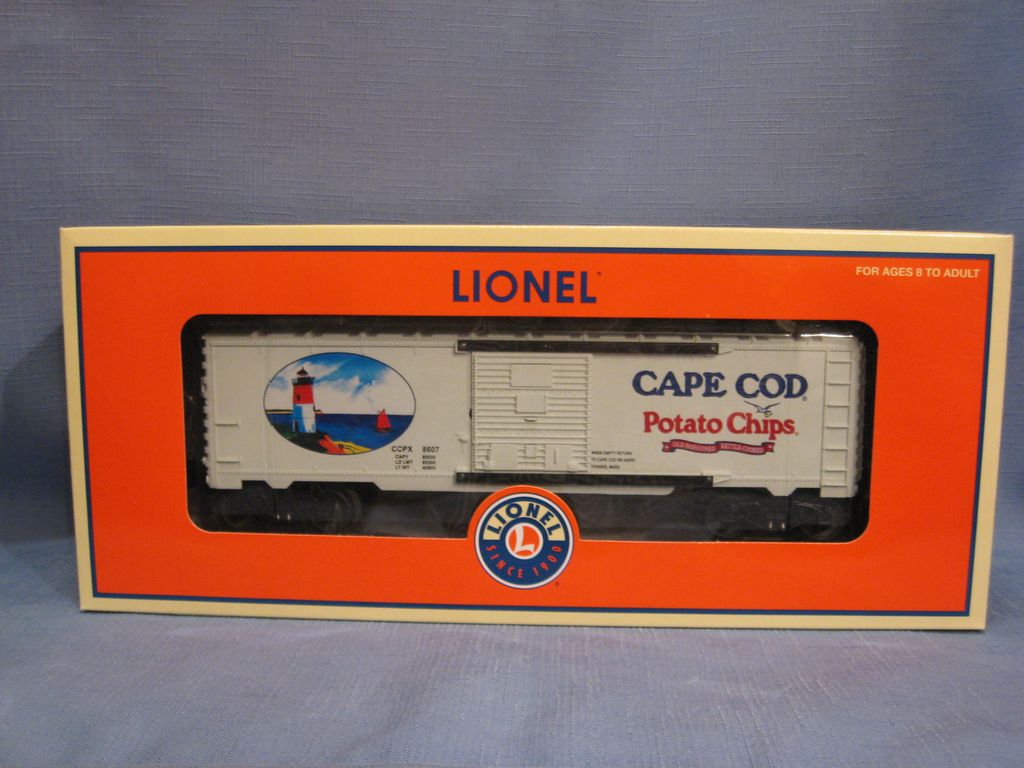 Rare Variation 2007 NETCA Cape Cod Potato Chip Lionel Boxcar Rare Variation 2007 NETCA Cape Cod Potato Chip Lionel Boxcar