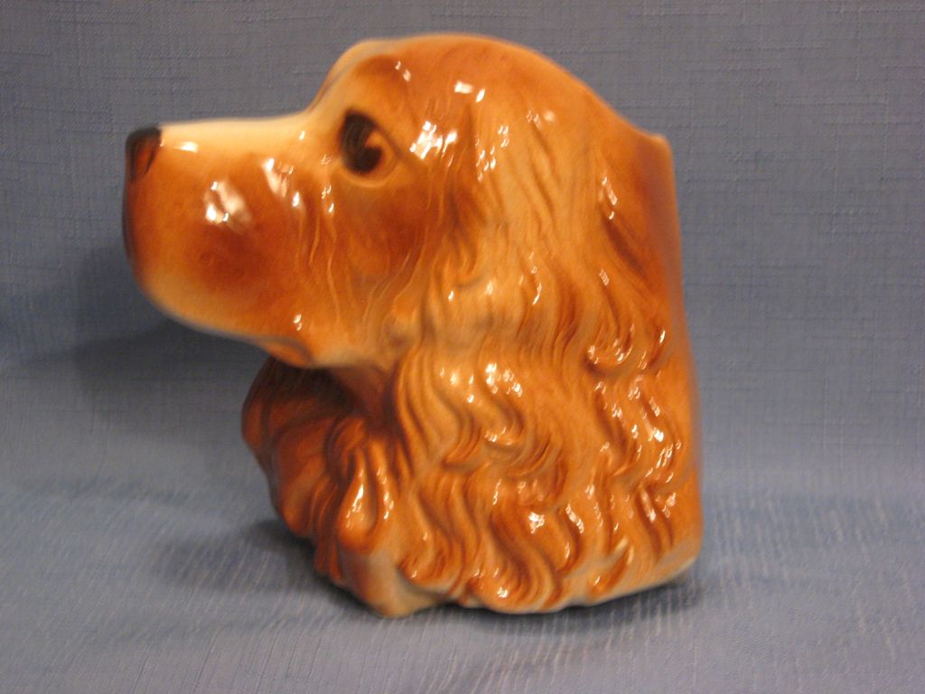 Royal Copley Head Vase Cocker Spaniel Royal Copley Head Vase Cocker Spaniel