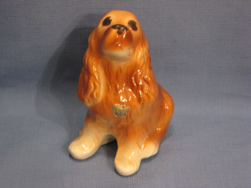 Royal Copley Cocker Spaniel Figurine Vintage Royal Copley Cocker Spaniel Figurine Vintage