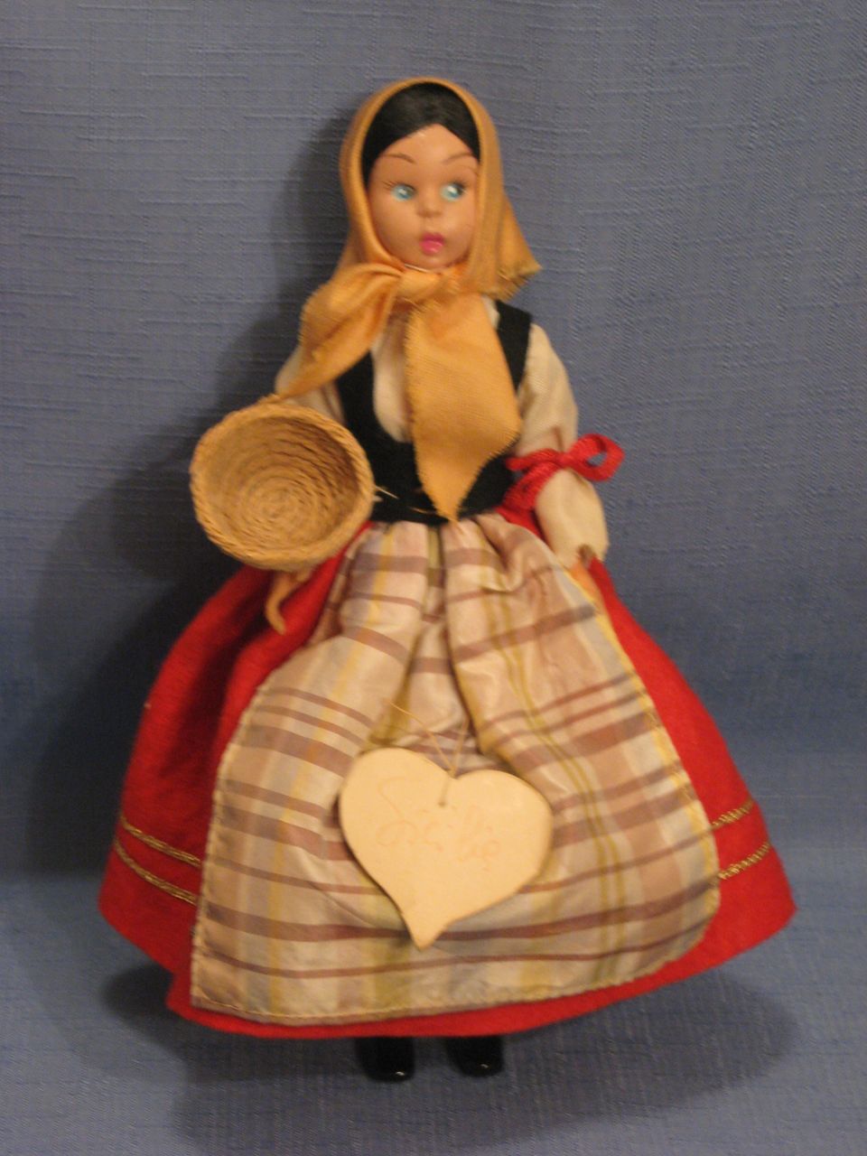 Lenci Doll 9 Inch 1950's Hard Plastic Lenci Doll 9 Inch 1950's Hard Plastic