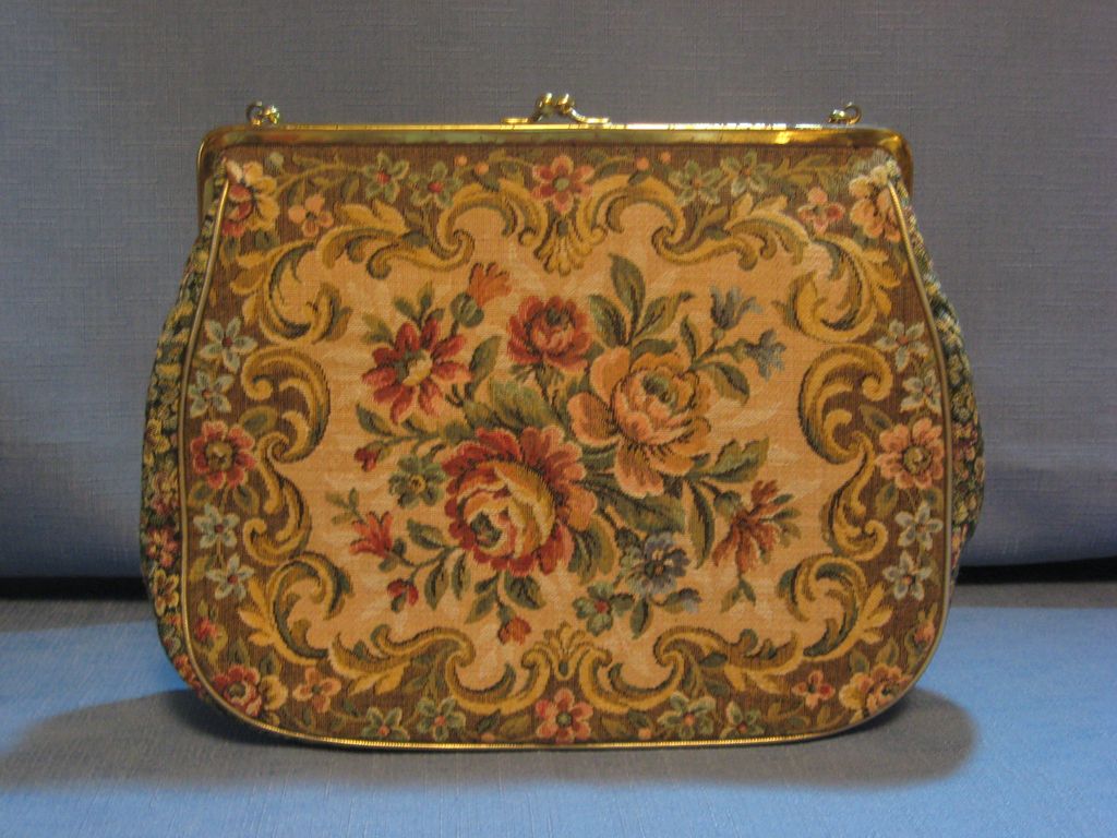 French Tapestry Vintage Purse French Tapestry Vintage Purse