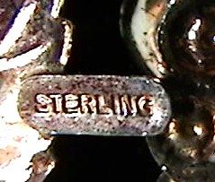Vintage Sterling Flower Pin Vintage Sterling Flower Pin
