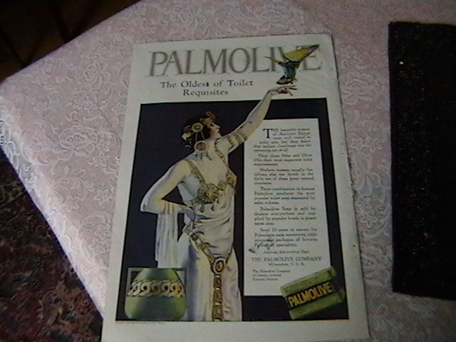 Original Palmolive Ad illustrated by Coles Phillips Original Palmolive Ad illustrated by Coles Phillips