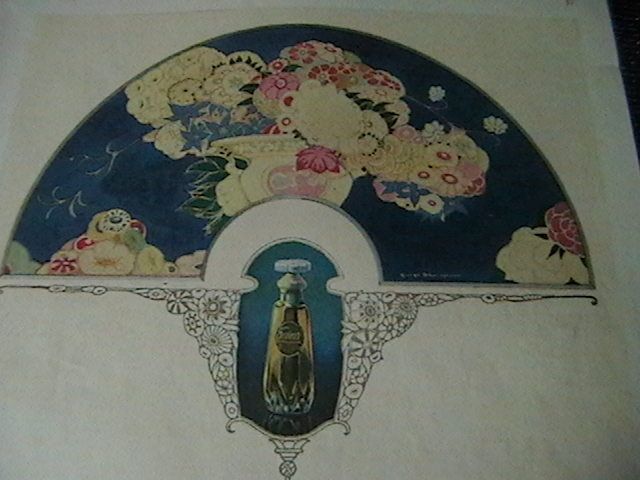 Vintage Original Perfume Advertisements, 1923 and 1925 Vintage Original Perfume Advertisements, 1923 and 1925