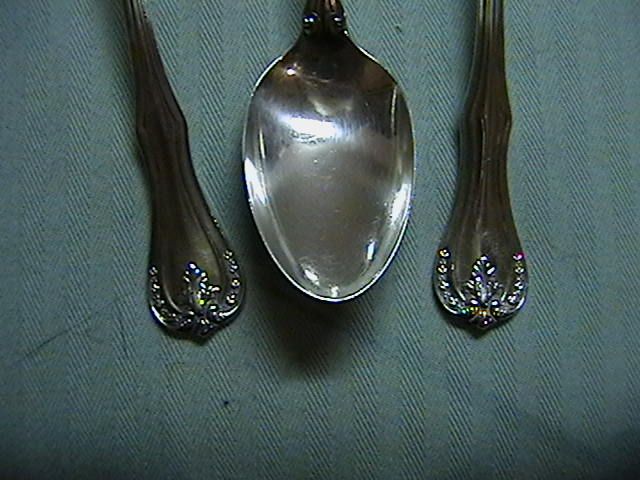 Three Sterling Spoons Three Sterling Spoons