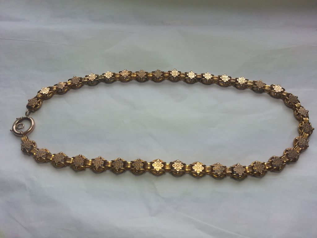RARE Victorian 14K BOOK Chain 18+ Inches RARE Victorian 14K BOOK Chain 18+ Inches