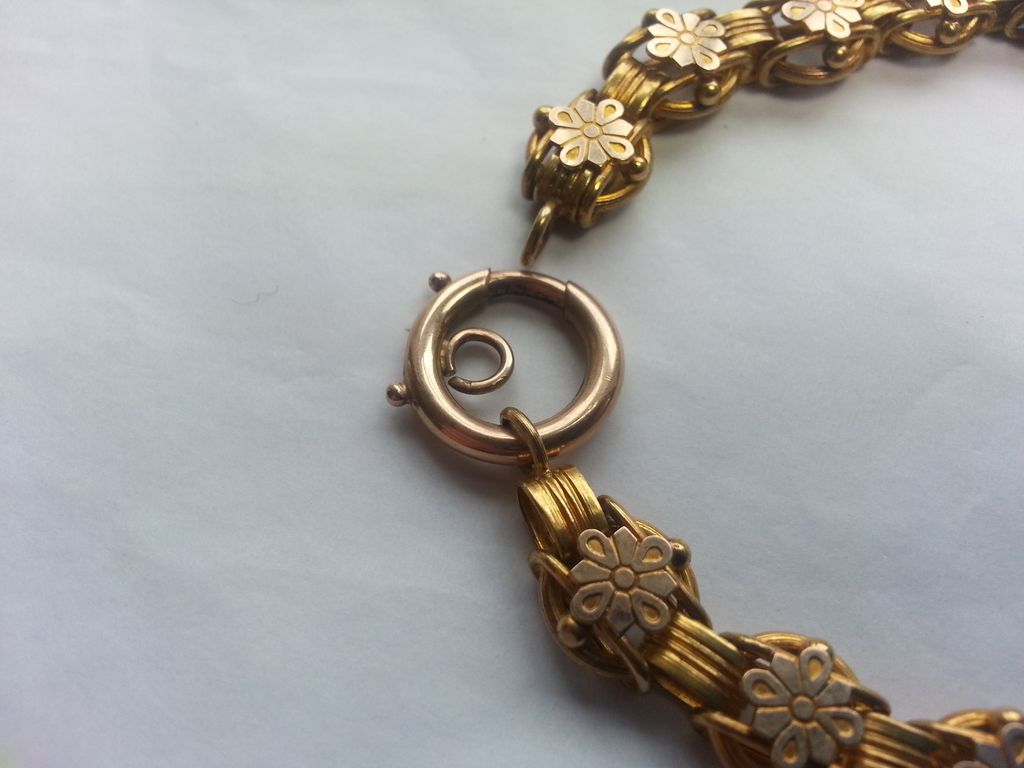 RARE Victorian 14K BOOK Chain 18+ Inches RARE Victorian 14K BOOK Chain 18+ Inches