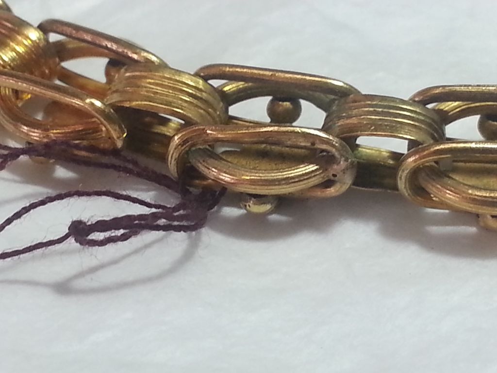 RARE Victorian 14K BOOK Chain 18+ Inches RARE Victorian 14K BOOK Chain 18+ Inches
