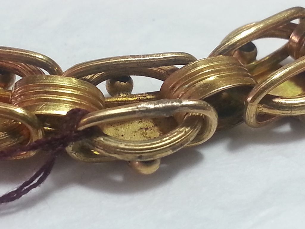 RARE Victorian 14K BOOK Chain 18+ Inches RARE Victorian 14K BOOK Chain 18+ Inches