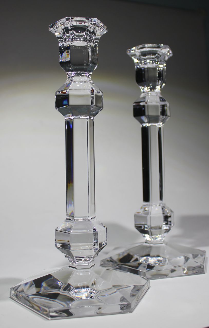 Val St Lambert Candlesticks Val St Lambert Candlesticks