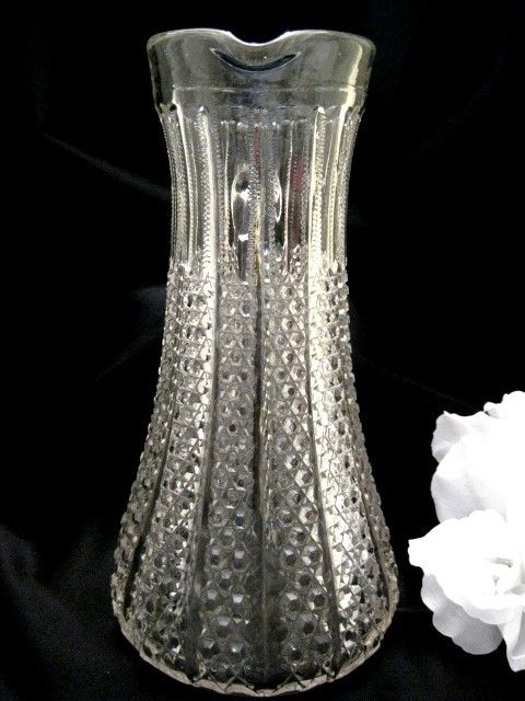 EAPG Duncan Miller #44 Button Panel 9 3/4" Tankard Pitcher 1900 EAPG Duncan Miller #44 Button Panel 9 3/4" Tankard Pitcher 1900