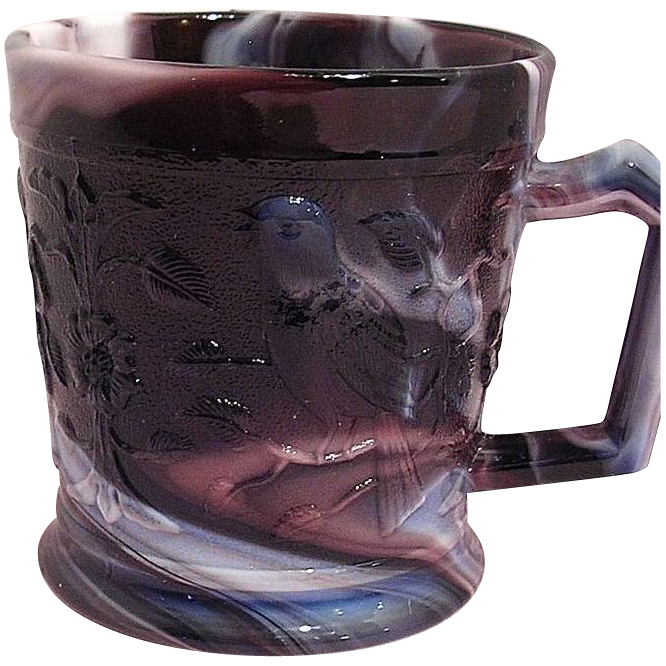 Imperial Glass Purple Slag - Beverage Mug - 1960 - 73 Imperial Glass Purple Slag - Beverage Mug - 1960 - 73
