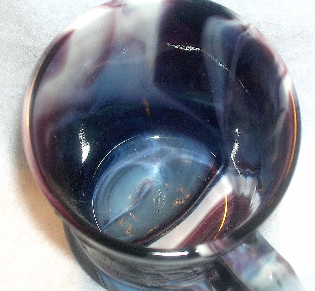 Imperial Glass Purple Slag - Beverage Mug - 1960 - 73 Imperial Glass Purple Slag - Beverage Mug - 1960 - 73