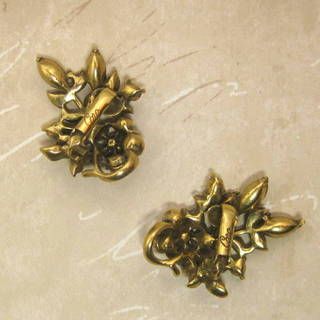 Vintage 50's Coro `Navarre' Topaz Gem Color Demi-Parure – Book Piece Vintage 50's Coro `Navarre' Topaz Gem Color Demi-Parure – Book Piece