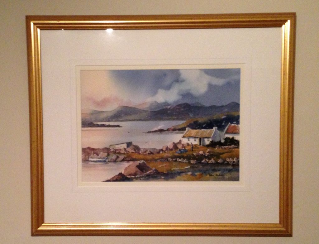Paul Holmes Watercolour "Rural Farm Scene" Paul Holmes Watercolour "Rural Farm Scene"