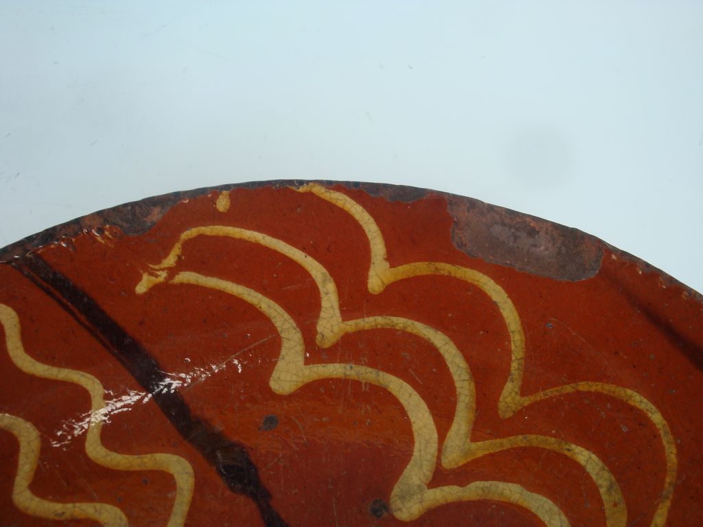 Pennsylvania Redware Charger Pennsylvania Redware Charger