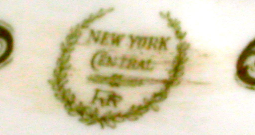 New York Central & Hudson River Railroad China Compote New York Central & Hudson River Railroad China Compote