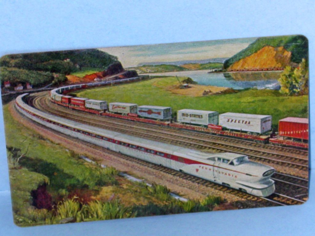 Pennsylvania Railroad 1956 Pocket Calendar7 Pennsylvania Railroad 1956 Pocket Calendar7