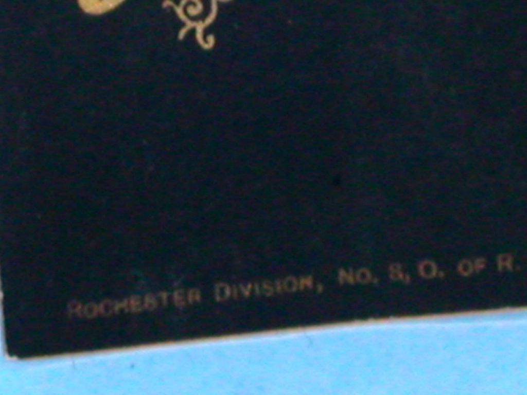 New York lake Erie & Western Railroad Conductors Card New York lake Erie & Western Railroad Conductors Card