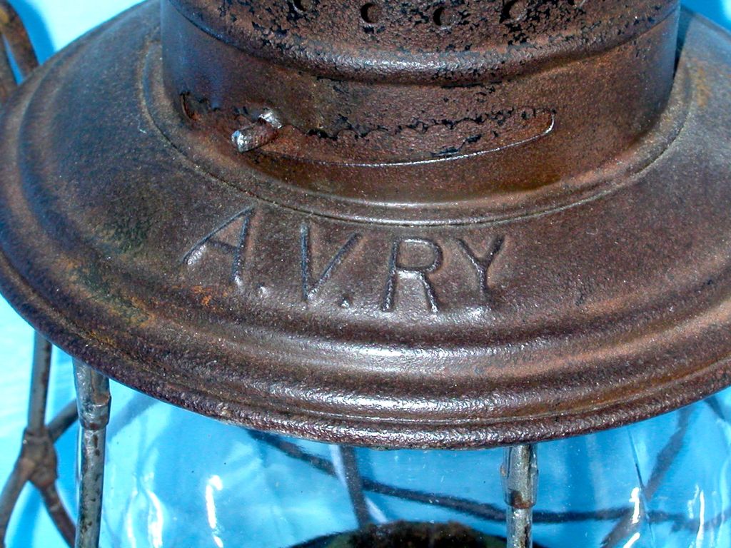 Allegheny Valley Railroad Bellbottom Hand lantern Allegheny Valley Railroad Bellbottom Hand lantern