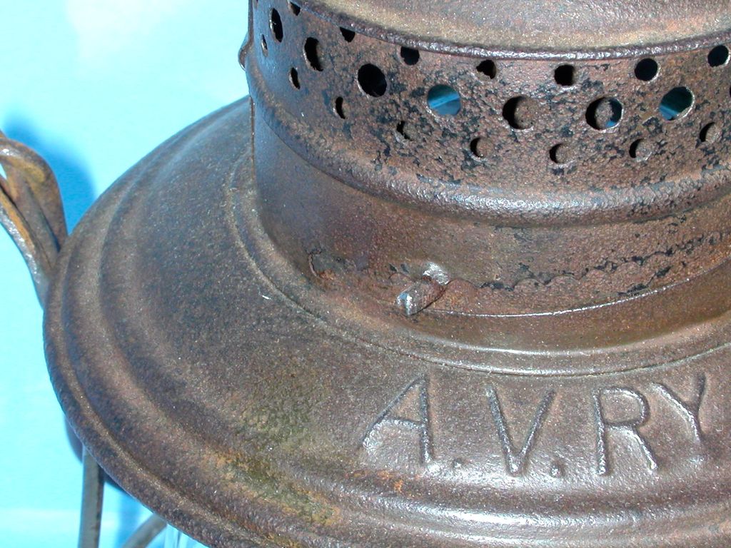 Allegheny Valley Railroad Bellbottom Hand lantern Allegheny Valley Railroad Bellbottom Hand lantern