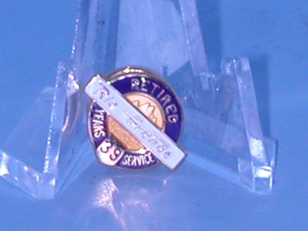 Rio Grande Railroad Lapel Service Rio Grande Railroad Lapel Service