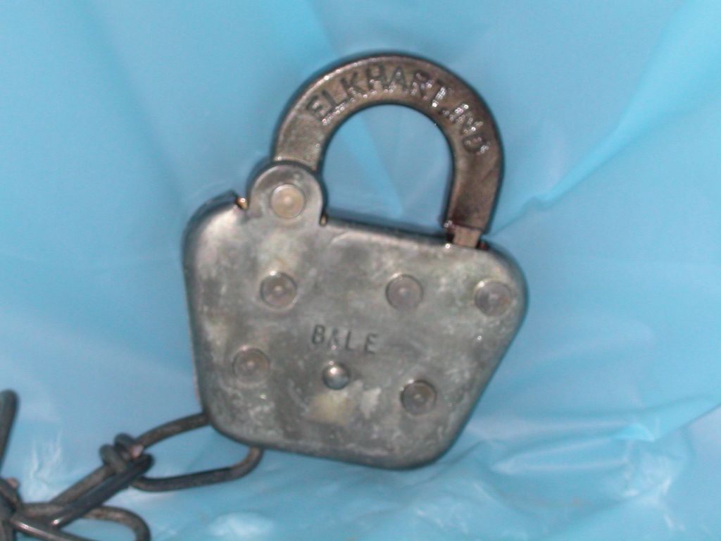 Bessemer & Lake Erie Railroad Steel Switch Lock Bessemer & Lake Erie Railroad Steel Switch Lock