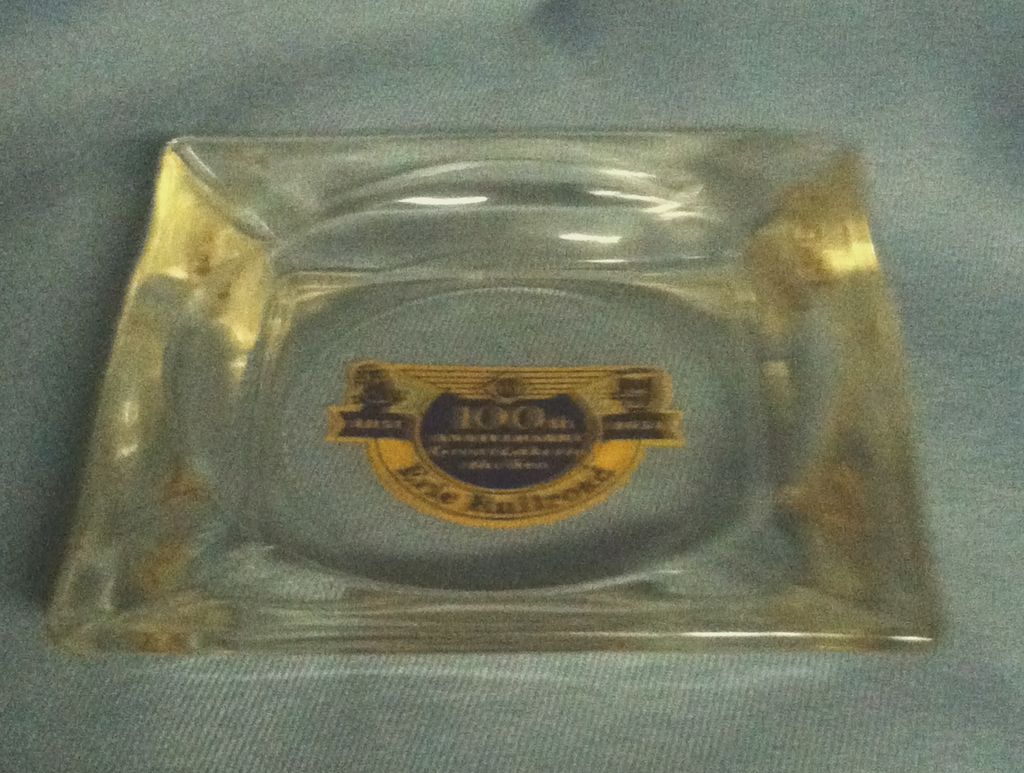 Erie Railroad Centennial Ashtray Erie Railroad Centennial Ashtray